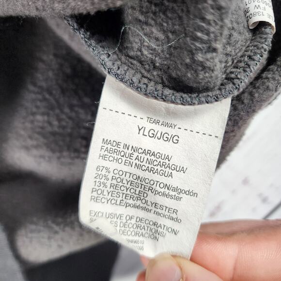 Under Armour Project Rock Hoodie Youth Large Gray First One In Last One Out Loos - Picture 6 of 9